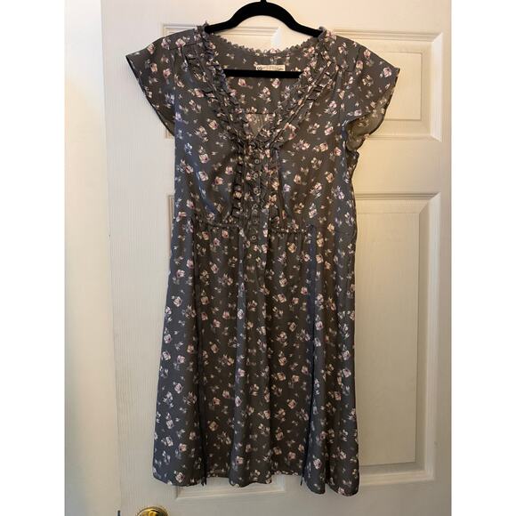 American Eagle Outfitters Dresses & Skirts - Grey Floral Dress By American Eagle Outfitters Size Small